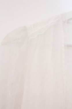 画像2: axes femme / チュールスリーブガウン M シロ O-26-03-31-1008-AX-TO-OW-OS