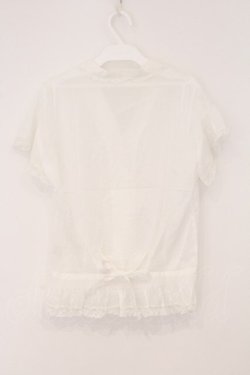 画像4: PINK HOUSE / 刺繍使い開襟ブラウス  シロ O-26-03-31-1066-LO-BL-OW-OS