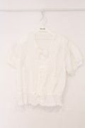 PINK HOUSE / ピンタック使いパフスリーブブラウス  シロ O-26-03-31-1068-LO-BL-OW-OS