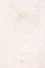 画像2: PINK HOUSE / ピンタック使いパフスリーブブラウス  シロ O-26-03-31-1068-LO-BL-OW-OS (2)