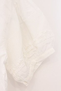 画像3: PINK HOUSE / ピンタック使いパフスリーブブラウス  シロ O-26-03-31-1068-LO-BL-OW-OS