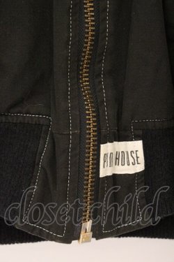 画像2: PINK HOUSE / ゼッケン付きブルゾン  クロ O-26-03-31-1069-LO-JA-OW-OS