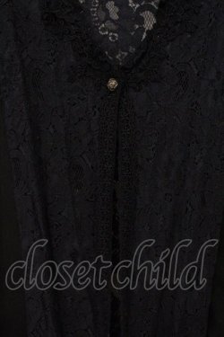 画像2: axes femme / レース切り替えロングガウン M クロ O-26-03-31-1009-AX-TO-OW-OS