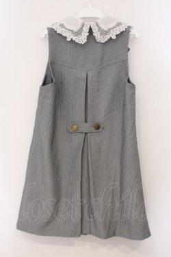 画像3: axes femme POETIQUE / レース襟ロングベスト M グレー O-26-03-31-1012-AX-TO-IG-OS