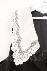 画像2: axes femme POETIQUE / レース襟ロングベスト M クロ O-26-03-31-1014-AX-TO-IG-OS (2)