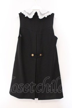 画像3: axes femme POETIQUE / レース襟ロングベスト M クロ O-26-03-31-1014-AX-TO-IG-OS
