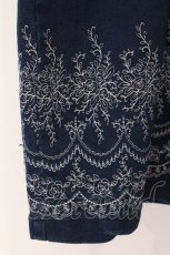 画像2: axes femme / オーナメント刺繍デニムパンツ M インディゴ O-26-03-31-1018-AX-PA-IG-ZT112 (2)