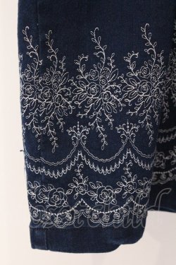 画像2: axes femme / オーナメント刺繍デニムパンツ M インディゴ O-26-03-31-1018-AX-PA-IG-OS