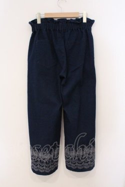 画像3: axes femme / オーナメント刺繍デニムパンツ M インディゴ O-26-03-31-1018-AX-PA-IG-OS