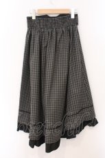 画像3: axes femme / ダブル釦フィッシュテールスカート  クロ O-26-03-31-1019-AX-SK-IG-ZT096 (3)