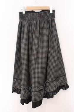 画像3: axes femme / ダブル釦フィッシュテールスカート  クロ O-26-03-31-1019-AX-SK-IG-OS