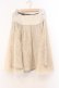 画像1: Ozz Croce / レース×サテンスカート  シャンパーンベージュ×アイボリー O-26-03-31-1026-OO-JA-IG-OS (1)
