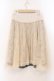 画像3: Ozz Croce / レース×サテンスカート  シャンパーンベージュ×アイボリー O-26-03-31-1026-OO-JA-IG-OS (3)