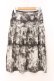 画像1: Ozz Croce / プリントプリーツスカート  ベージュ×ブラック系 O-26-03-31-1027-OO-SK-IG-OS (1)