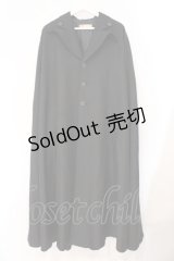 ATELIER BOZ / セルヴァンティスロングマント  ブラック O-26-03-31-1030-EL-CO-IG-OS