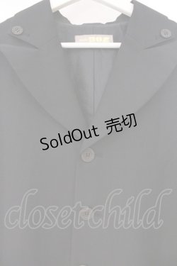 画像2: ATELIER BOZ / セルヴァンティスロングマント  ブラック O-26-03-31-1030-EL-CO-IG-OS