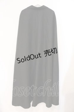 画像5: ATELIER BOZ / セルヴァンティスロングマント  ブラック O-26-03-31-1030-EL-CO-IG-OS