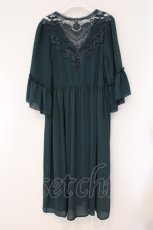 画像3: axes femme / バックレースロングガウン M グリーン O-26-03-31-060-AX-TO-OW-OS (3)