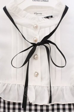 画像2: majoretty / ムジヨークキリカエOP M シロ×クロ O-26-03-31-009-GO-OP-IG-OS