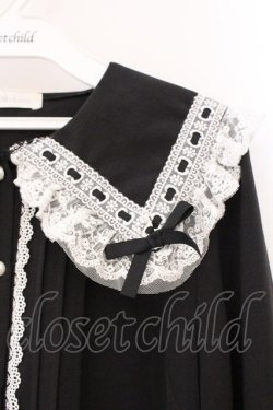 画像2: DearMyLove / 選べる襟デザインロリータレースブラウス M クロ O-26-03-31-012-EL-BL-IG-OS