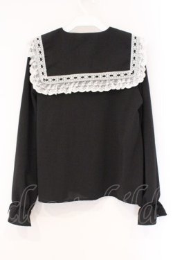 画像3: DearMyLove / 選べる襟デザインロリータレースブラウス M クロ O-26-03-31-012-EL-BL-IG-OS