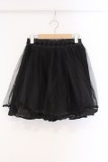 Secret Honey / レース配色チュールスカート 2 クロ O-26-03-31-002-CA-SK-OW-OS
