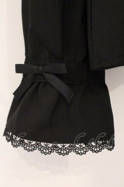 画像3: DearMyLove / ハートビジューリボンオフショル風レースブラウス M クロ O-26-03-31-018-EL-BL-IG-OS