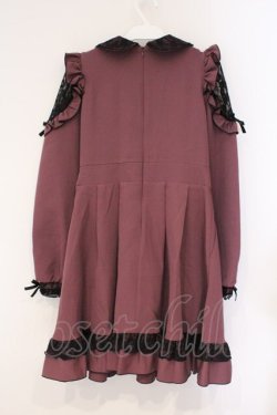 画像4: DearMyLove / キラキラビジューレース重ねフリルワンピース M(膝上) パープル O-26-03-31-022-EL-OP-IG-OS