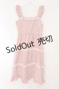 Cherirulu Chocola / ギンガムチェックジャンパースカート M アカ O-26-03-31-026-GO-OP-OW-OS