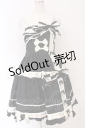 BABY,THE STARS SHINE BRIGHT / ねこくみゃちゃんからのPresent Ribbonジャンパースカート  クロ O-26-04-01-037-BA-OP-IG-OS