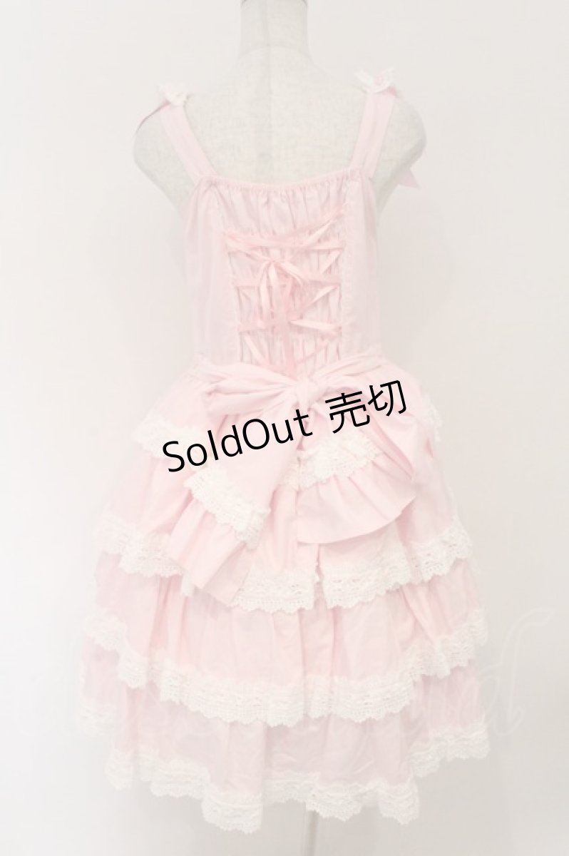 画像3: BABY,THE STARS SHINE BRIGHT / Eleonoreジャンパースカート  ピンク O-26-04-01-039-BA-OP-IG-OS (3)