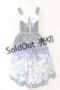 Royal Princess Alice / Halloween Night　少女主義的水彩画家たまコラボ ジャンパースカート  ブルー×パープル×ブラック O-26-04-01-040-LO-OP-IG-OS