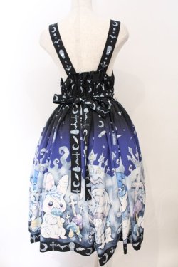 画像5: Royal Princess Alice / Halloween Night　少女主義的水彩画家たまコラボ ジャンパースカート  ブルー×パープル×ブラック O-26-04-01-040-LO-OP-IG-OS