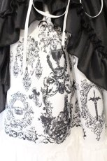 画像2: ATELIER PIERROT / Secret Chamber Corset 　ジャンパースカート 1 ブラック×ホワイト O-26-04-01-041-EL-OP-IG-OS (2)