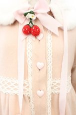 画像3: BABY,THE STARS SHINE BRIGHT / ゆらゆらいちごのうさみみコートワンピース  ピンク O-26-04-01-043-BA-CO-IG-ZTC019 (3)