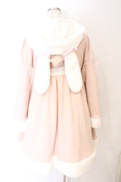 画像7: BABY,THE STARS SHINE BRIGHT / ゆらゆらいちごのうさみみコートワンピース  ピンク O-26-04-01-043-BA-CO-IG-OS