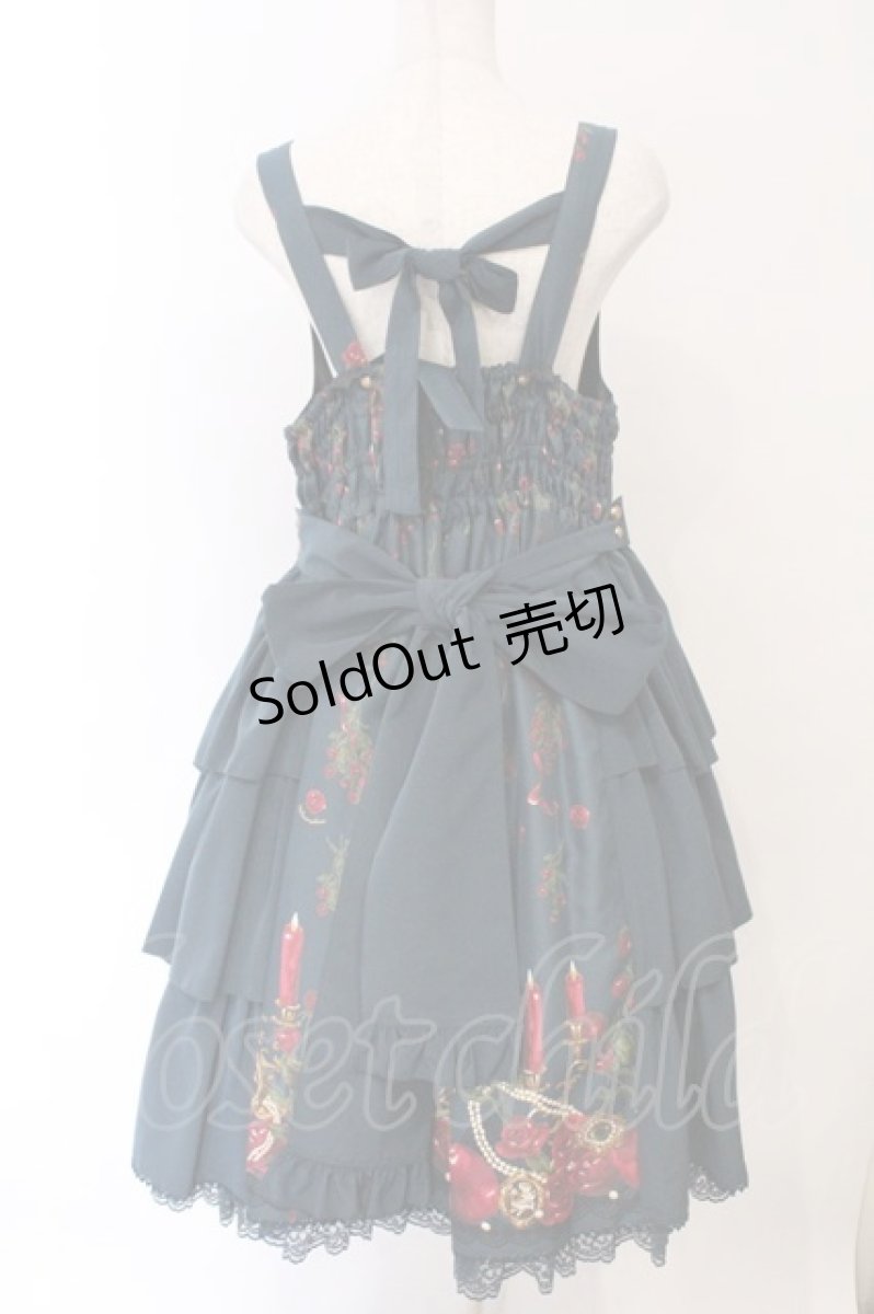 画像4: metamorphose / 【プラスサイズ】Rosy Gem〜魅惑のりんご〜フロントあきジャンパースカート 2 ビショップグリーン O-26-04-01-047-ME-OP-OW-OS (4)