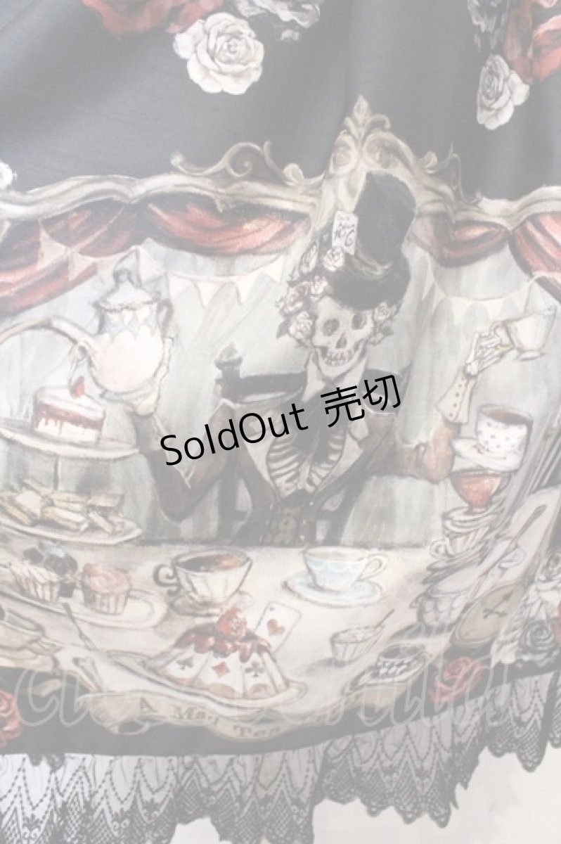 画像4: Royal Princess Alice / まくら くらまコラボ/Madhatter’s Tea Partyドレス  クロ O-26-04-01-048-LO-OP-OW-OS (4)