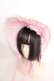 画像1: BABY,THE STARS SHINE BRIGHT / Eleonoreボンネット  ピンク×シロ O-26-04-01-006-BA-AC-IG-OS (1)