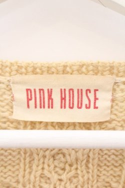 画像4: PINK HOUSE / いちごあみぐるみ使いカーディガン  ベージュ O-26-04-01-053-LO-TO-OW-OS