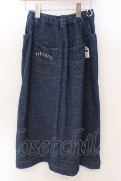 画像2: PINK HOUSE / 刺繍使いスウェットスカート  ブルー O-26-04-01-055-LO-SK-OW-OS