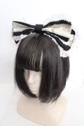 BABY,THE STARS SHINE BRIGHT / ねこくみゃちゃんからのPresent Ribbonカチューシャ  クロ O-26-04-01-014-BA-AC-IG-OS