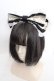 画像1: BABY,THE STARS SHINE BRIGHT / ねこくみゃちゃんからのPresent Ribbonカチューシャ  クロ O-26-04-01-014-BA-AC-IG-OS (1)