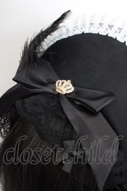 画像4: Triple fortune / ドールボンネット  ブラック O-26-04-01-017-EL-AC-IG-OS