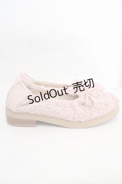 画像4: PINK HOUSE / フリル使いバレエシューズ 3(M) ピンク O-26-04-01-018-LO-SH-IG-OS