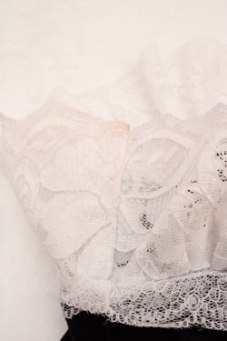 画像2: MARBLE / アクセサリー付きボリュームフリルグローブ  ブラック×ホワイト O-26-04-01-023-GO-ZA-IG-OS