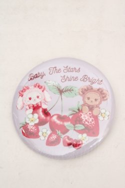 画像1: BABY,THE STARS SHINE BRIGHT / くみゃちゃんのいちごとさくらんぼ缶バッジ  - O-26-04-01-024-BA-AC-IG-OS
