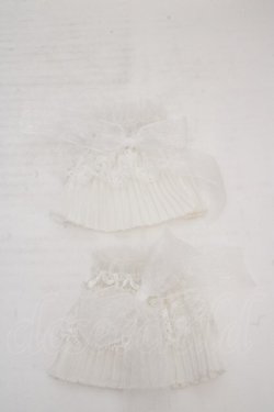 画像1: ATELIER PIERROT / Lace cuffs（レースカフス）  ホワイト O-26-04-01-028-EL-ZA-IG-OS