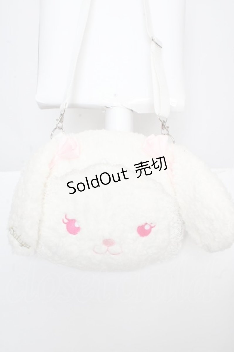 画像1: BABY,THE STARS SHINE BRIGHT / うさくみゃんのおかおBag  シロ×ピンク O-26-04-01-030-BA-BG-IG-OS (1)
