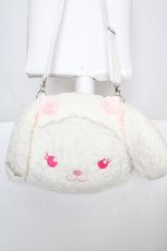 画像1: BABY,THE STARS SHINE BRIGHT / うさくみゃんのおかおBag  シロ×ピンク O-26-04-01-030-BA-BG-IG-OS (1)